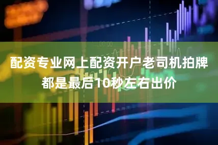 配资专业网上配资开户老司机拍牌都是最后10秒左右出价